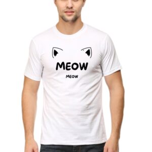 Meow Cat Unisex Tshirt Teenation